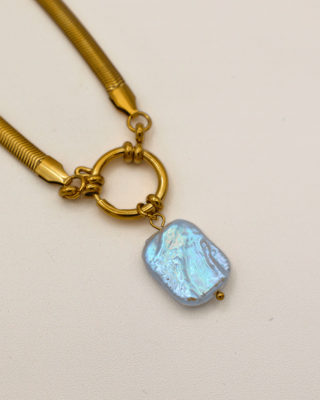 Baroque Link Pearl Necklace - SMOLL republic