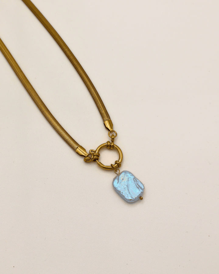 Baroque Link Pearl Necklace - SMOLL republic