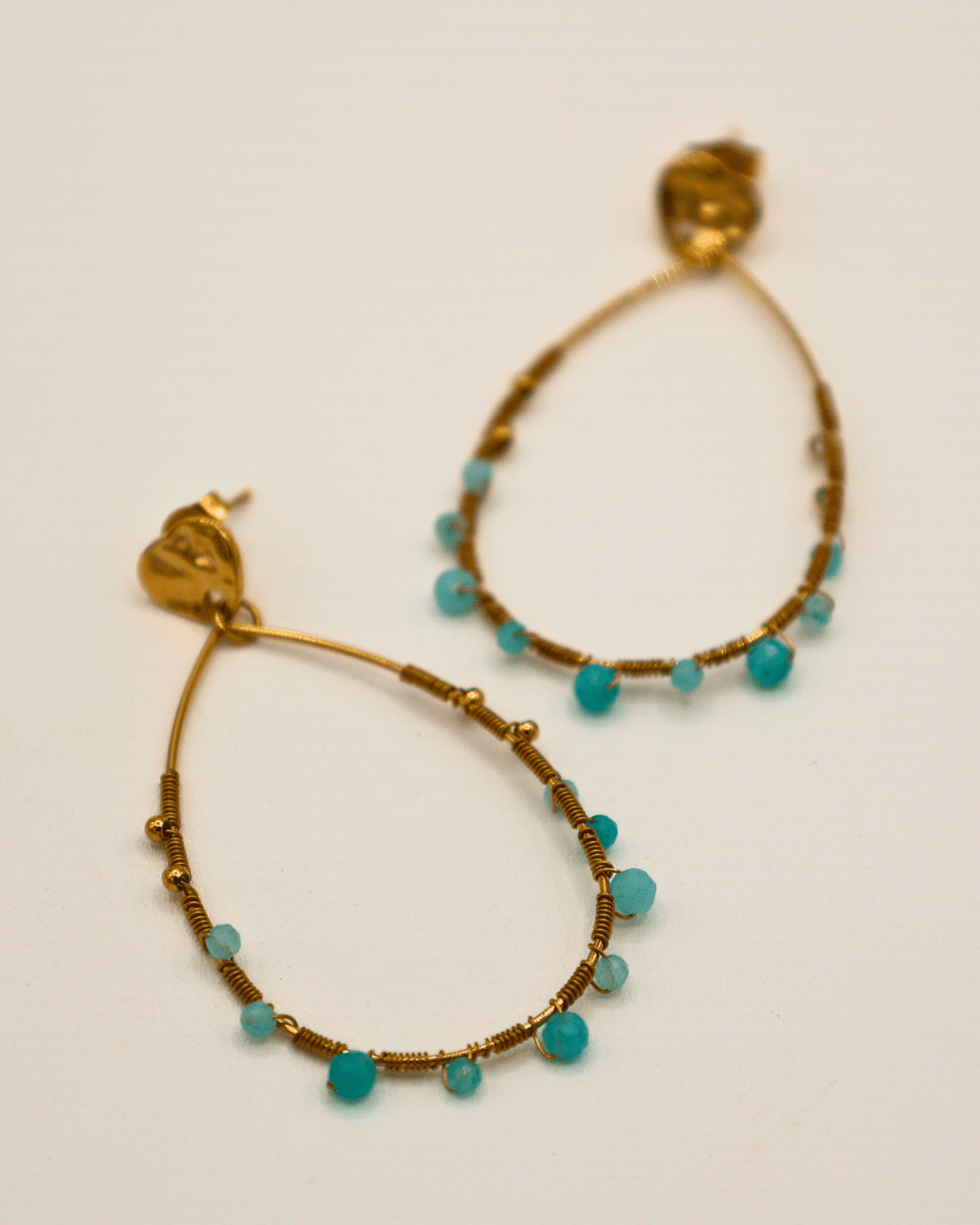 Drop Gemstone Earings - SMOLL republic