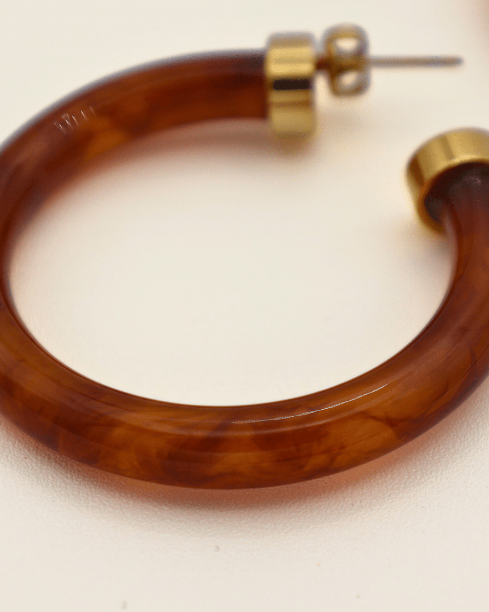 Golden Amber Hoops - SMOLL republic