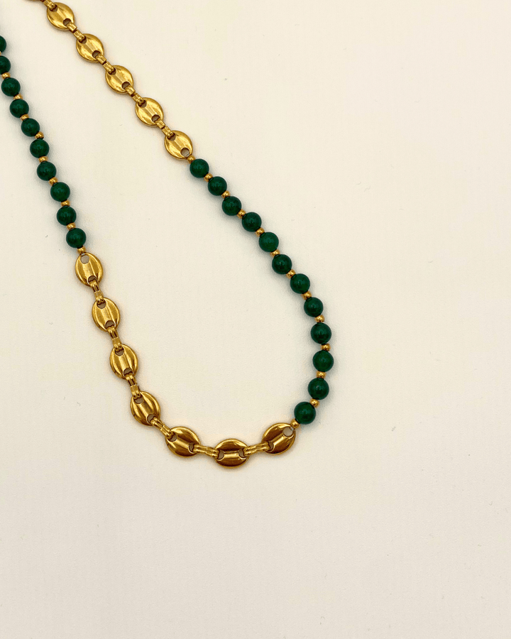 Golden Green Neckalace - SMOLL republic