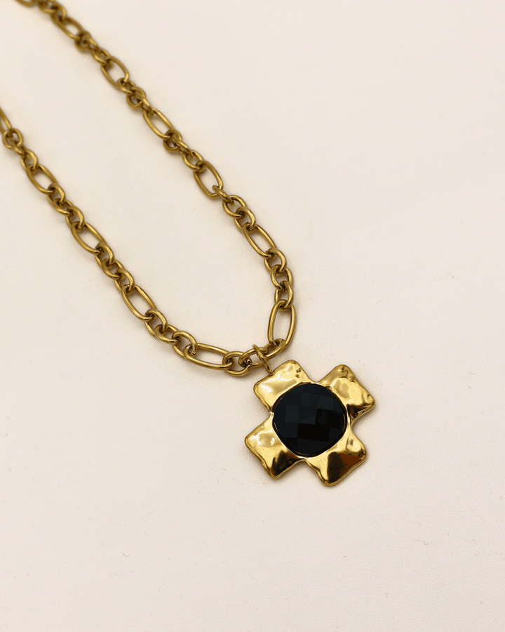 Midnight Cross Pendant Necklace - SMOLL republic