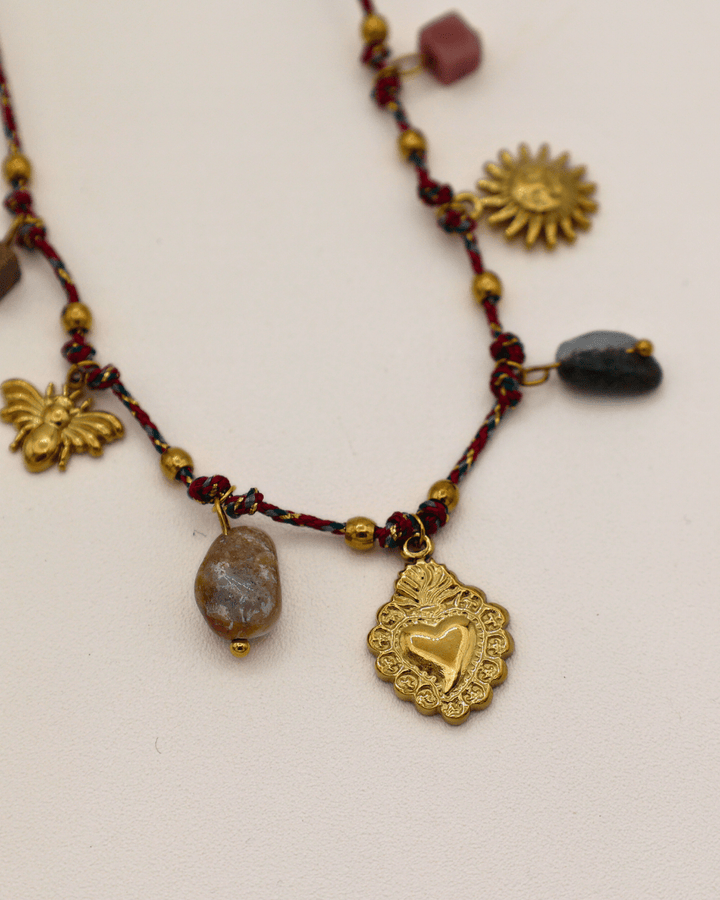 Mystic Heart Cord Necklace - SMOLL republic