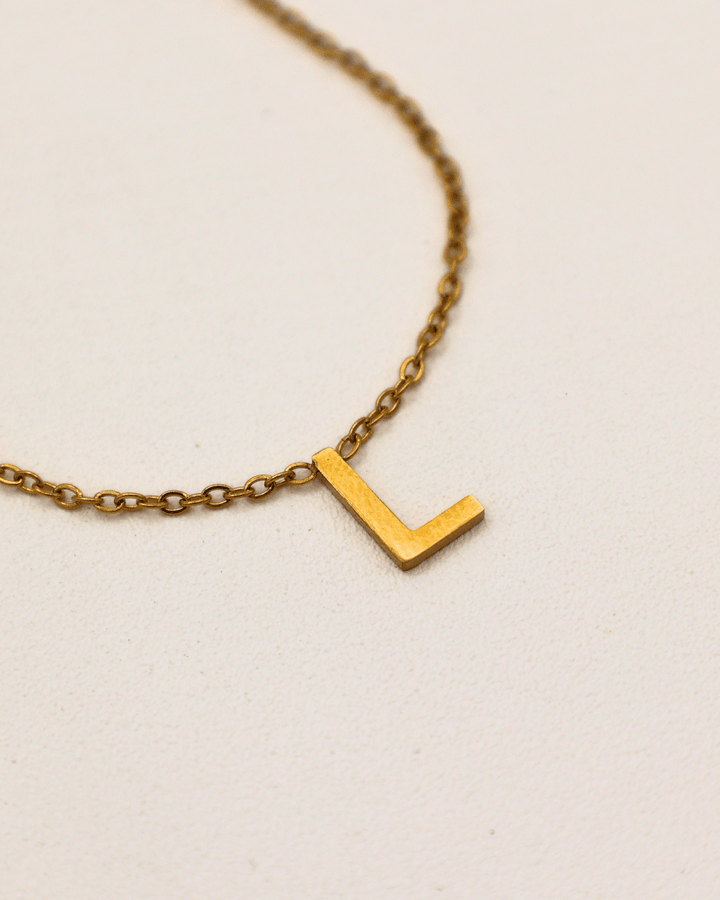 New Classic Letter Necklace - SMOLL republic