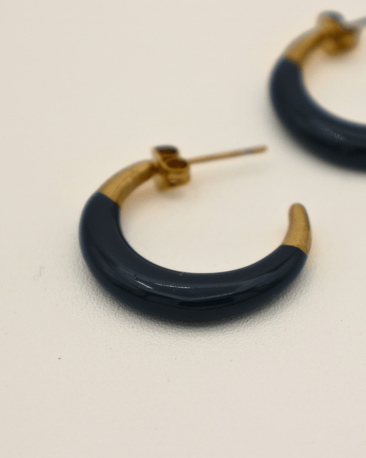 Olive Crescent Hoops - SMOLL republic