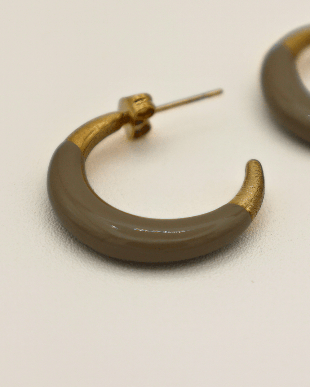 Sand Crescent Hoops - SMOLL republic