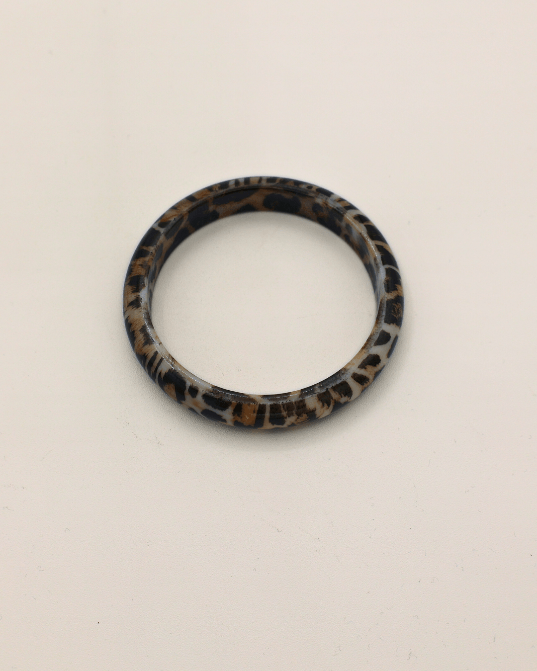 Savanna Leopard Resin Bangle - SMOLL republic