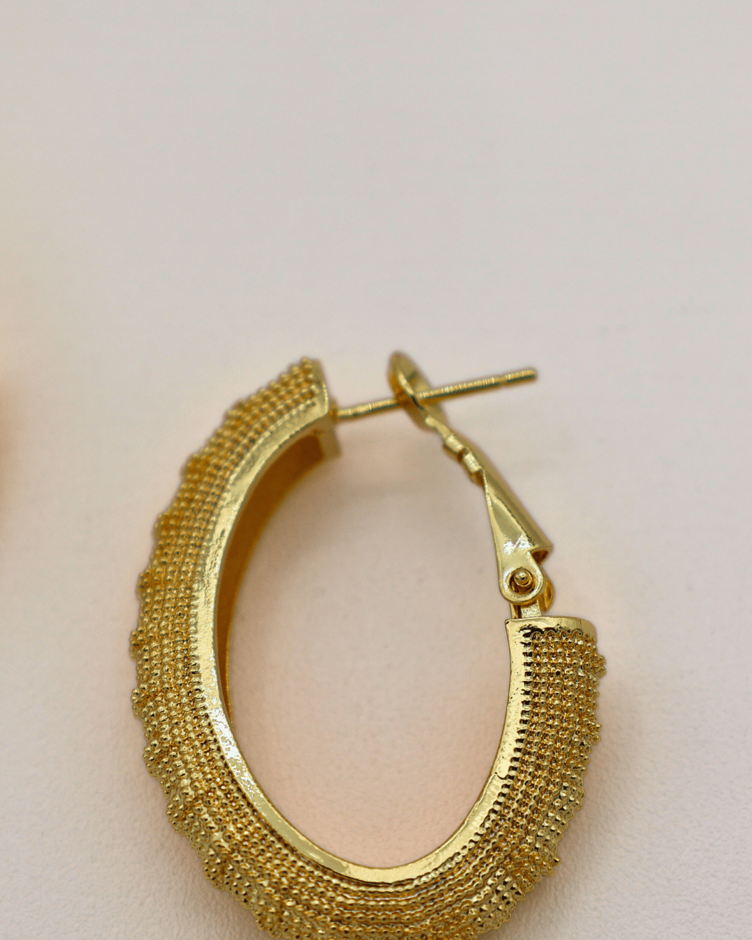 Textured Crest Hoops - SMOLL republic